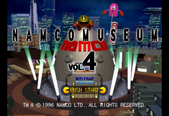 Namco Museum Vol. 4 Title Screen